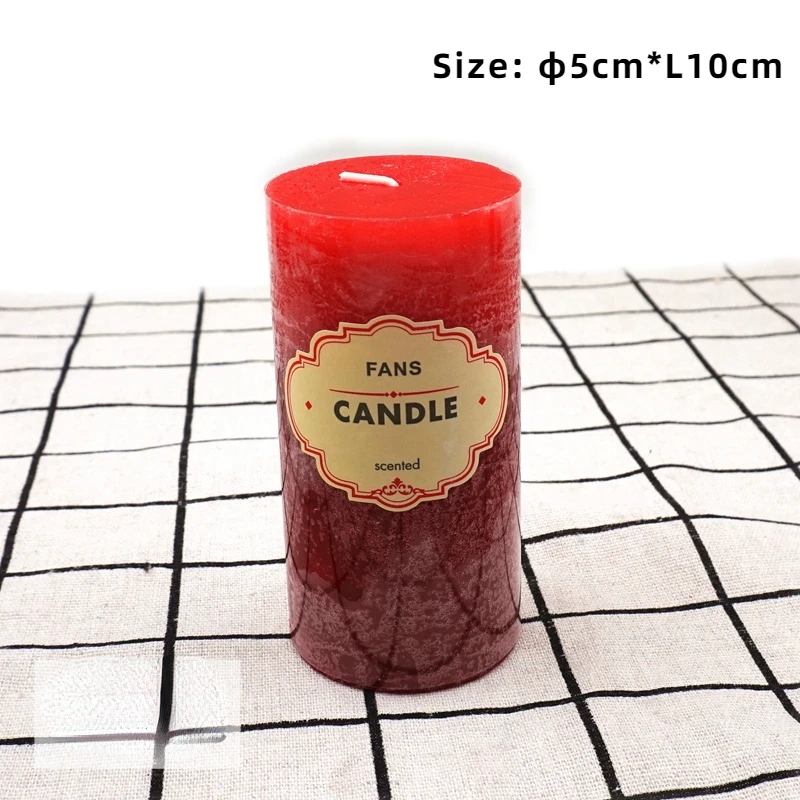 bougie parfumée rouge