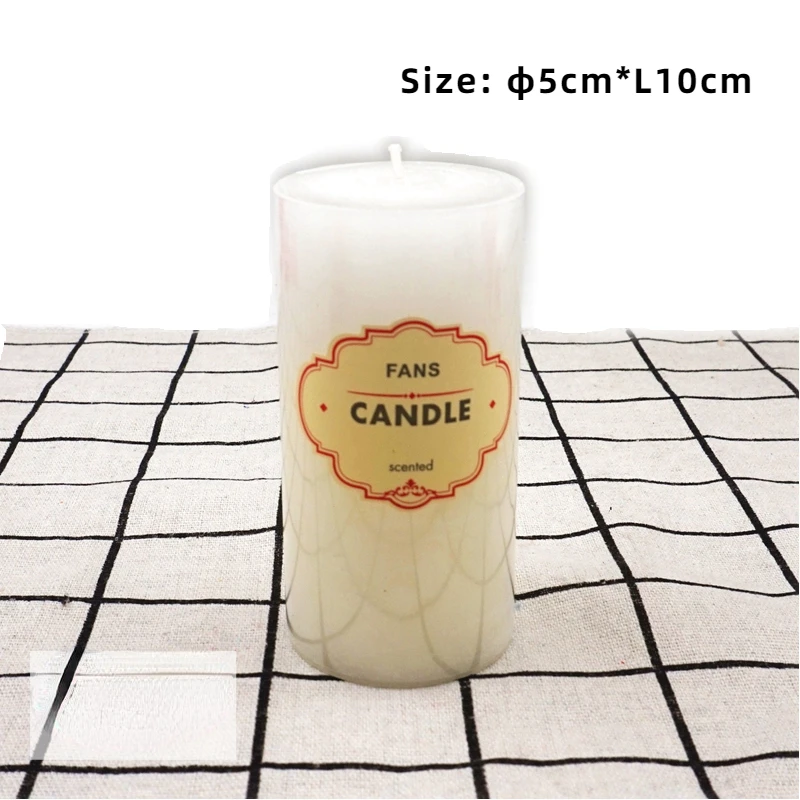 bougie parfumée blanche